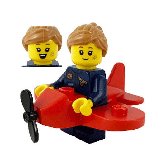 Airplane Girl LEGO Minifigure Series 21 – Collectible Character Figure