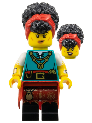 Minifig col458 - Pirate Quartermaster, Series 27 (Minifigure Only without Stand and Accessories)