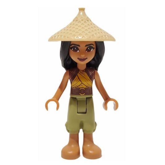 Raya - Tan Conical Hat, Yellow Top, Medium Nougat Boots