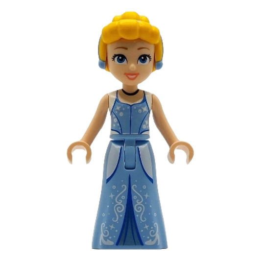 Cinderella - Bright Light Blue and Metallic Light Blue Dress, Bright Light Orange Hair
