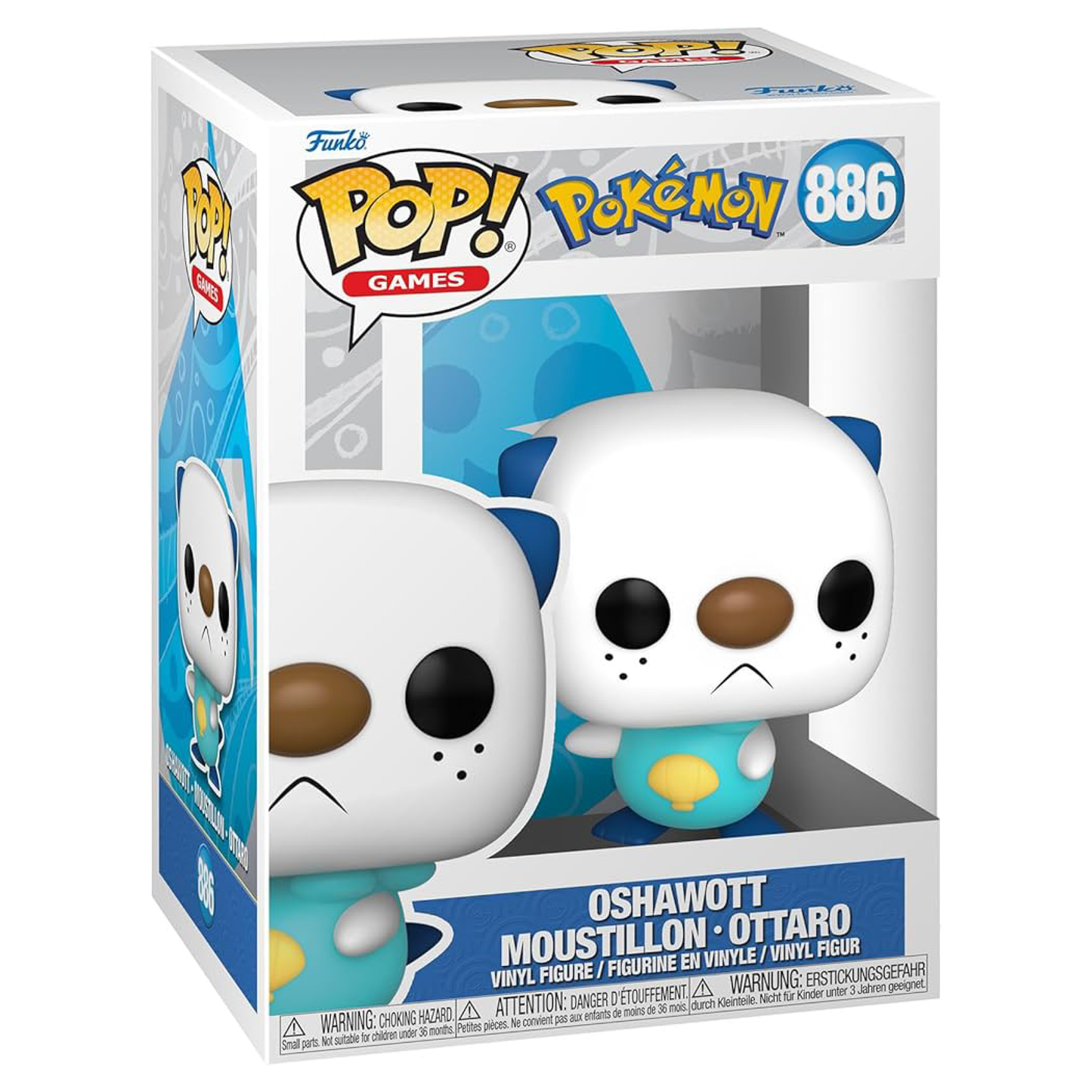 Funko Pop Pokemon Oshawott #886 Vinyl Figure Collectible