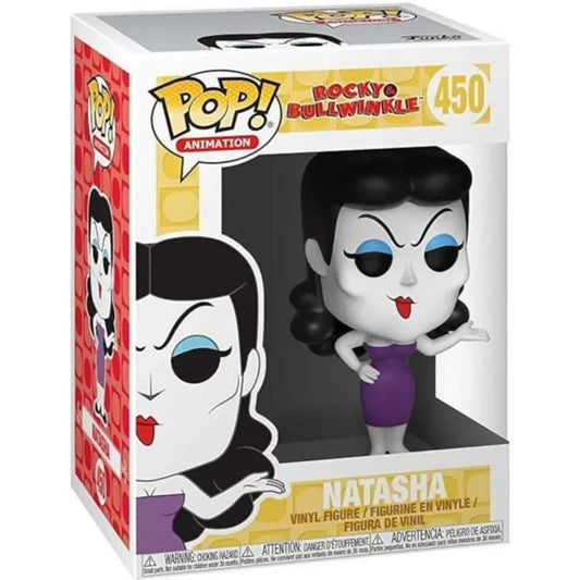 Funko Pop Animation Rocky & Bullwinkle Natasha Fatale #450 Vinyl Figure