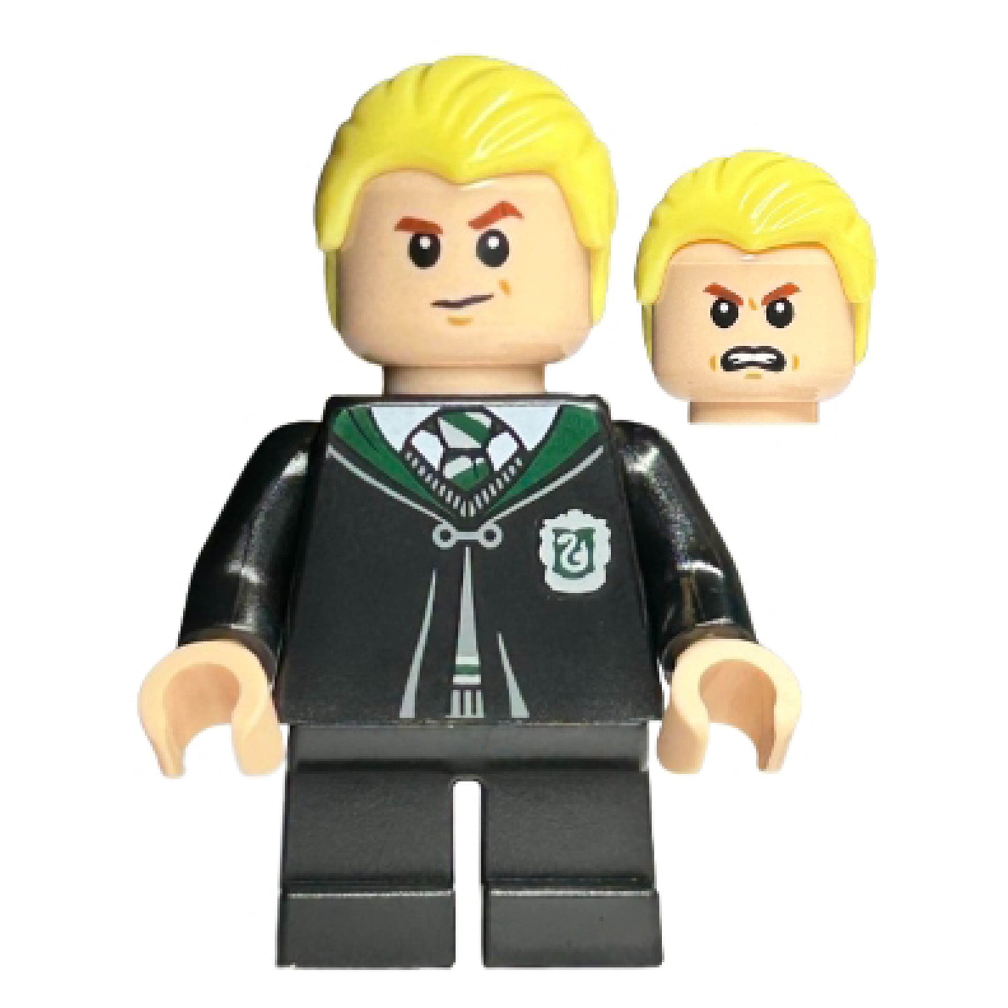 Draco Malfoy - Black Torso Slytherin Robe, Black Short Legs