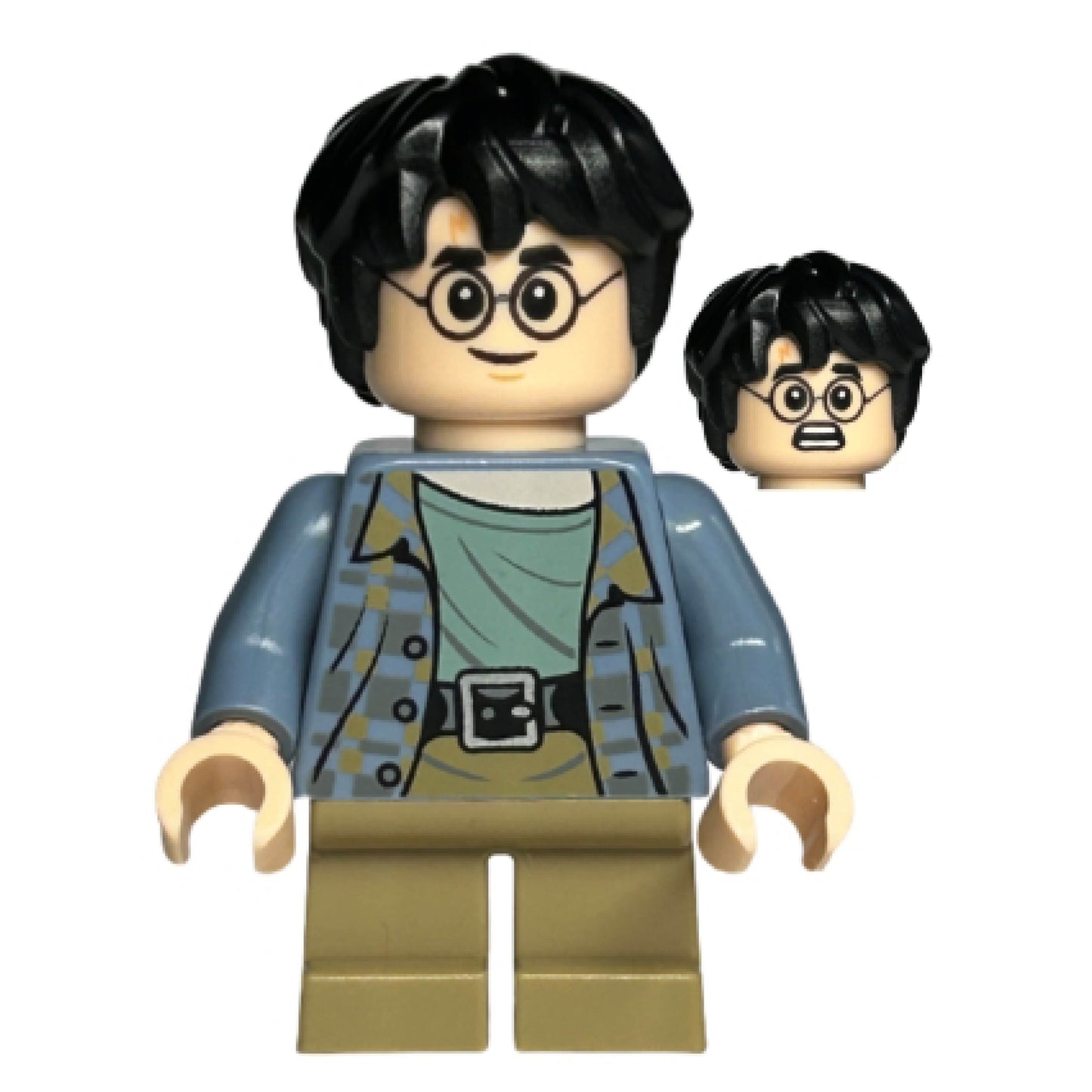 Harry Potter - Sand Blue Jacket, Dark Tan Short Legs, Grin / Scared