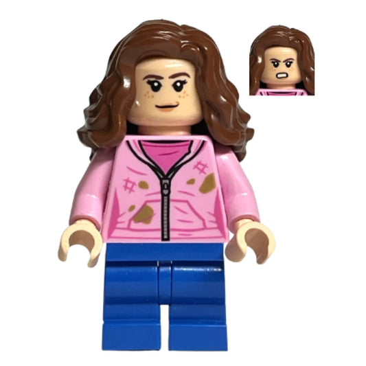 Hermione Granger - Bright Pink Jacket with Stains, Closed / Determined Mouth