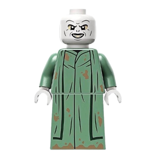 Lord Voldemort - Sand Green Robe, Printed Skirt