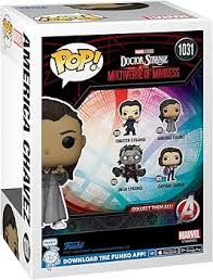 Funko Pop Marvel Doctor Strange in the Multiverse of Madness America Chavez #1031 Vinyl Bobble-Head