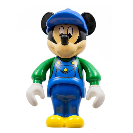 Mickey Mouse Figure with Blue Overalls, Green Sleeves, Blue Cap (4141369)