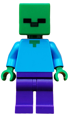 LEGO Minecraft Zombie Minifiguur Game Character