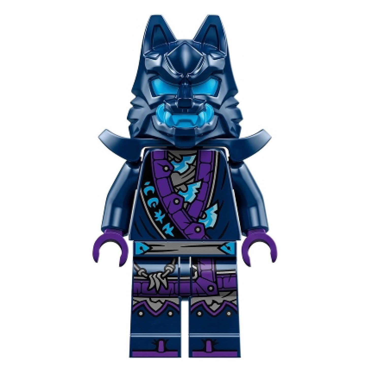 Wolf Mask Warrior / Wolf Mask Claw Warrior - Dark Blue and Dark Azure Mask, Shoulder Armor