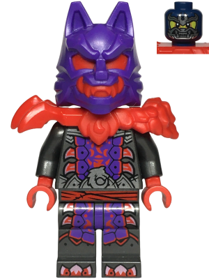 LEGO NINJAGO Wolf Mask General Minifiguur | njo0916