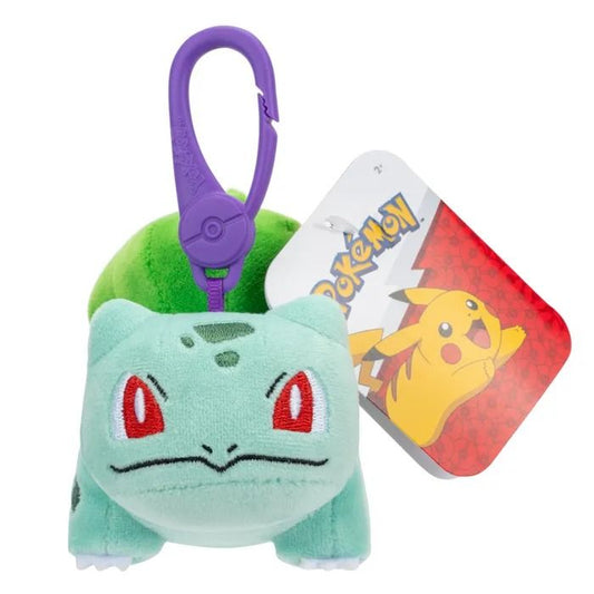 Pokemon Bulbasaur Clip On Plush Keychain Knuffel