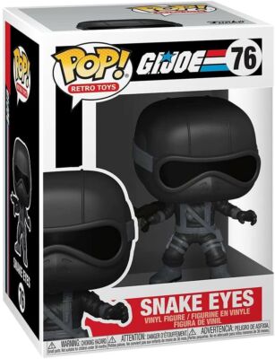 Funko Pop G.I. Joe Snake Eyes #76 Vinyl Figure Collectible