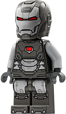 Minifig sh0944 - War Machine - Pearl Dark Gray and Light Bluish Gray Armor