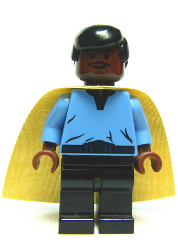 Minifig sw0105 - Lando Calrissian, Cloud City Outfit (Smooth Hair)