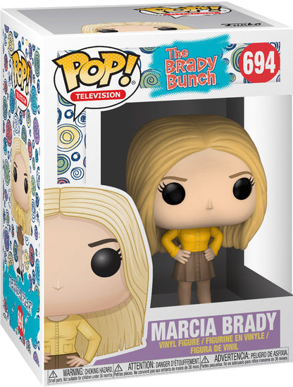 Funko Pop The Brady Bunch Marcia Brady #694 Vinyl Figure Collectible