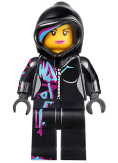 Minifig tlm017 - Lucy Wyldstyle - Closed Mouth, Hood Up