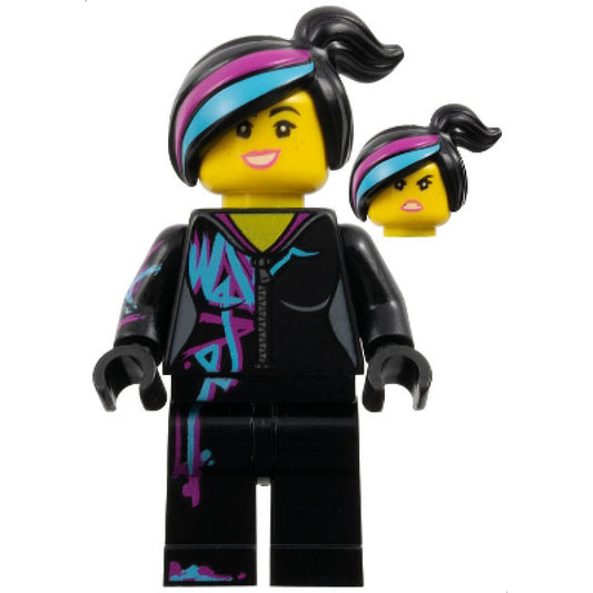 Lucy Wyldstyle with Magenta Lined Hoodie