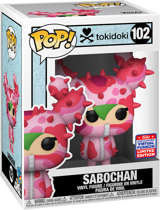 Funko Pop Tokidoki Sabochan #102 Summer Convention 2021 Exclusive