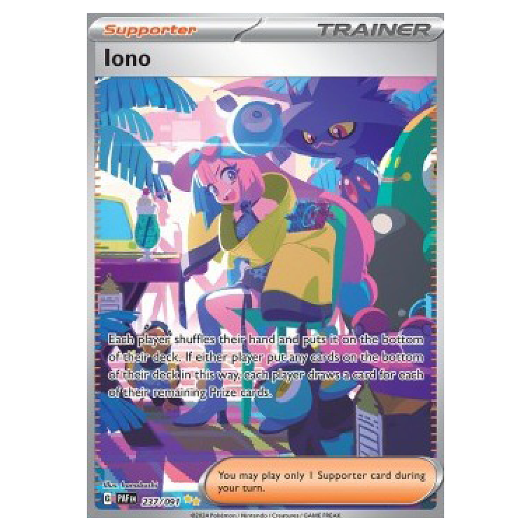 Pokemon TCG - Paldean fates - Iono 237/091 (PAF 237)