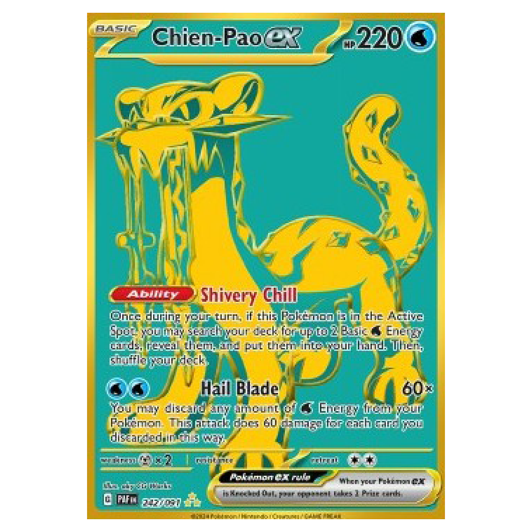 Pokemon TCG - Paldean fates - Chien-Pao ex 242/091 (PAF 242)