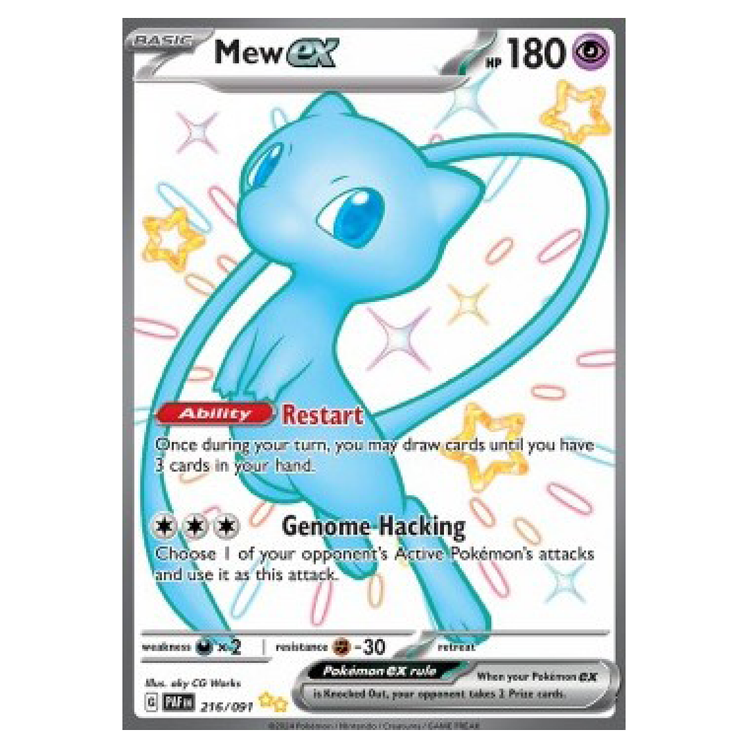 Pokemon TCG - Paldean fates - Mew ex 216/091 (PAF 216)