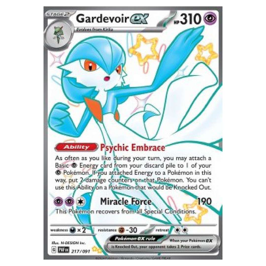 Pokemon TCG - Paldean fates - Gardevoir ex 217/091 (PAF 217)