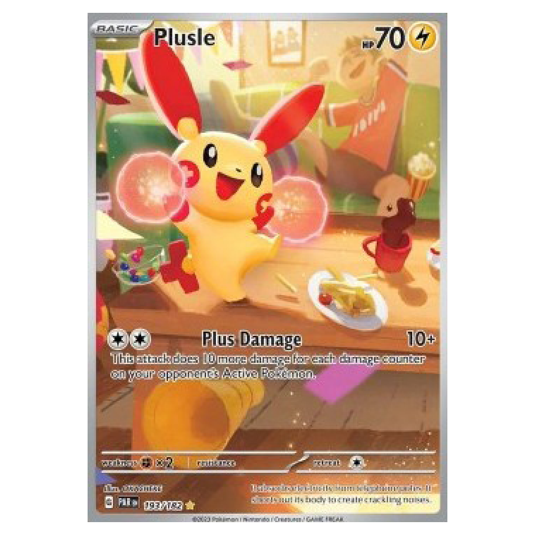 Pokemon TCG - Paradox Rift - Plusle 193/182 (PAR 193)