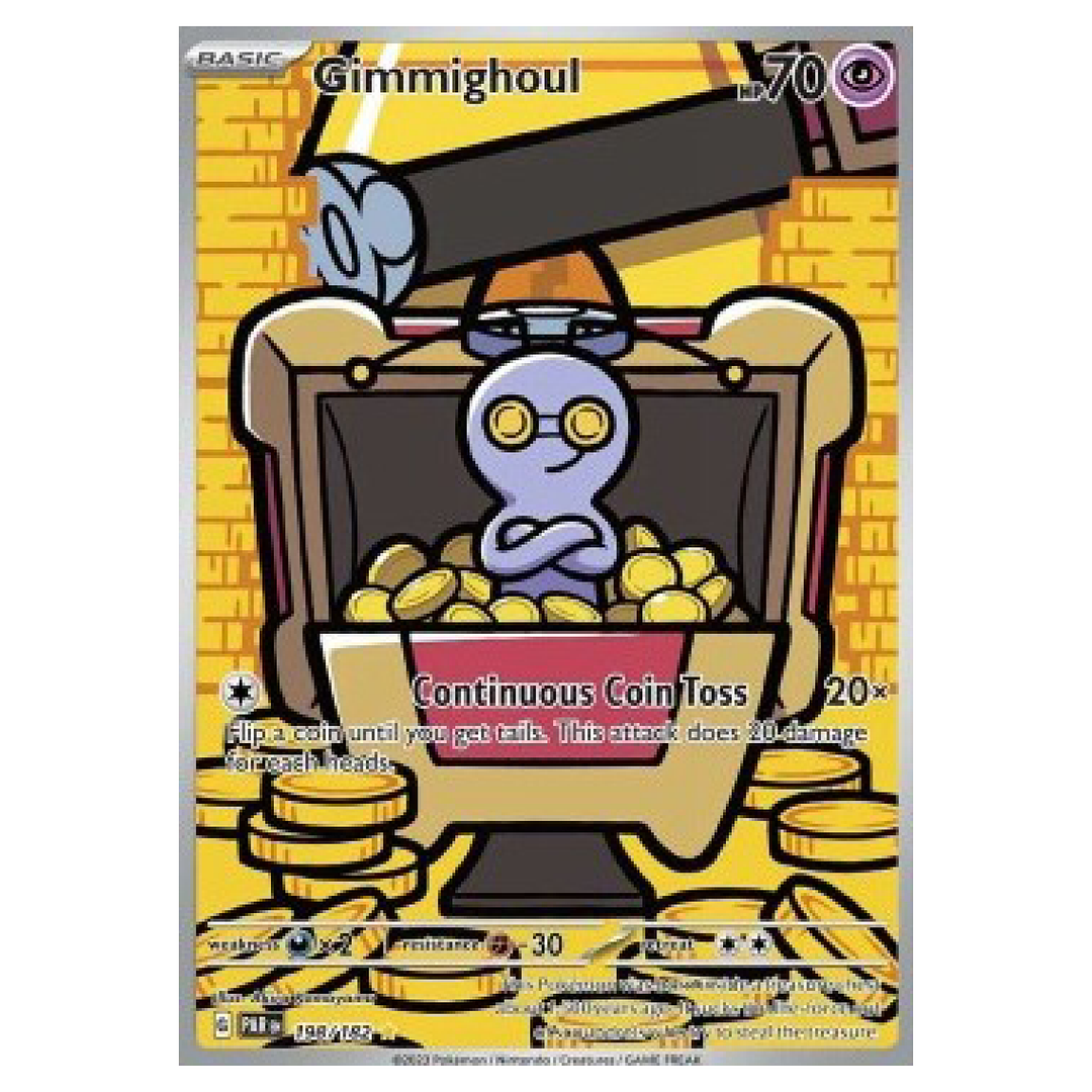 Pokemon TCG - Paradox Rift - Gimmighoul 198/182 (PAR 198)