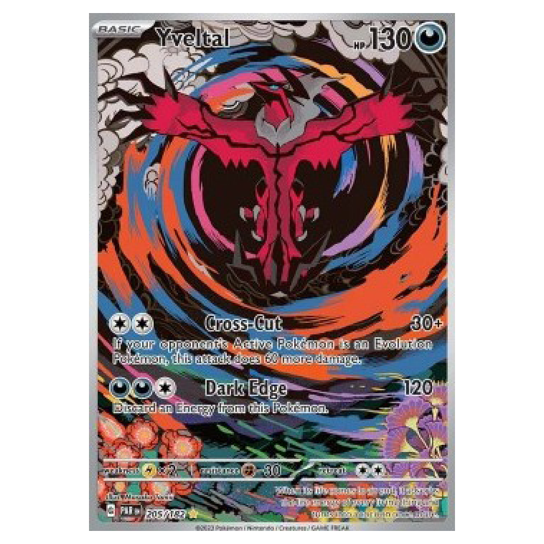 Pokemon TCG - Paradox Rift - Yveltal 205/182 (PAR 205)