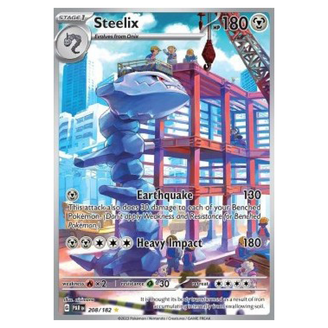 Pokemon TCG - Paradox Rift - Steelix 208/182 (PAR 208)