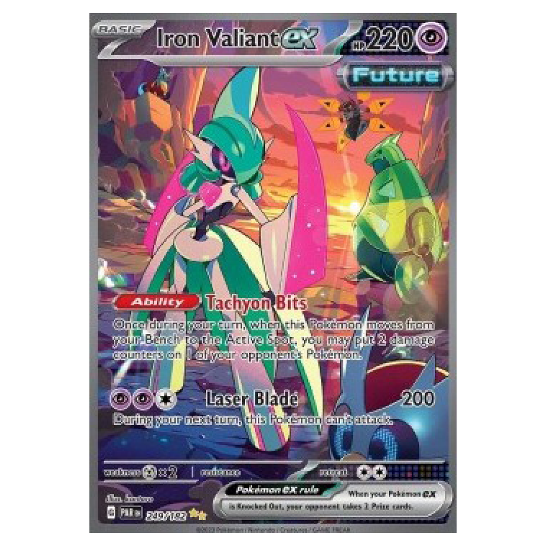 Pokemon TCG - Paradox Rift - Iron Valiant ex 249/182 (PAR 249)