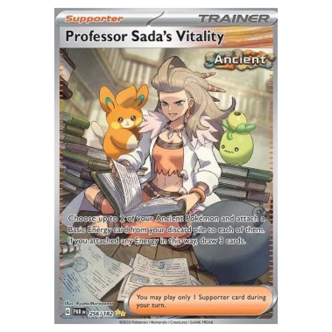 Pokemon TCG - Paradox Rift - Professor Sada's Vitality 256/182 (PAR 256)