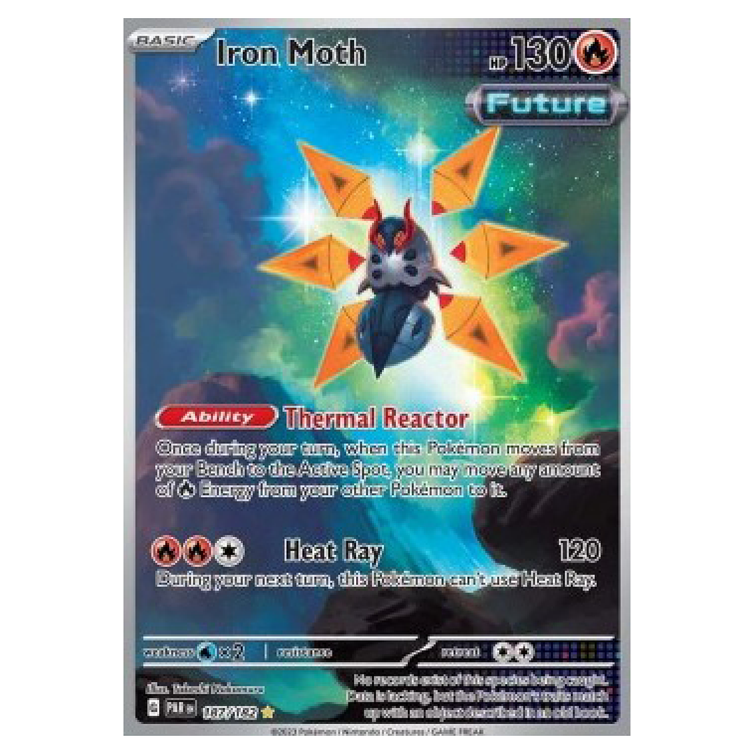 Pokemon TCG - Paradox Rift - Iron Moth 187/182 (PAR 187)