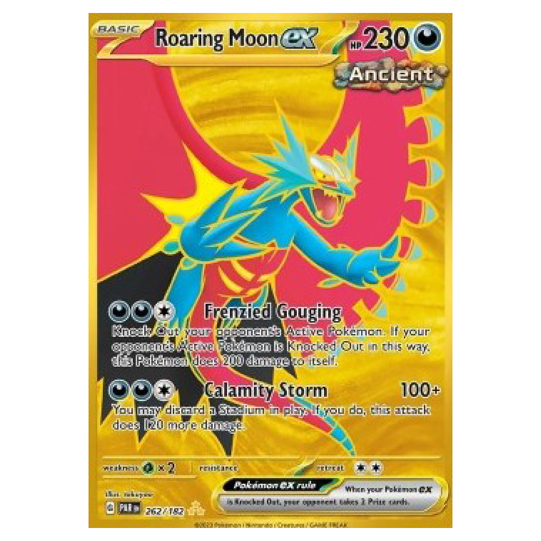 Pokemon TCG - Paradox Rift - Roaring Moon ex 262/182 (PAR 262)