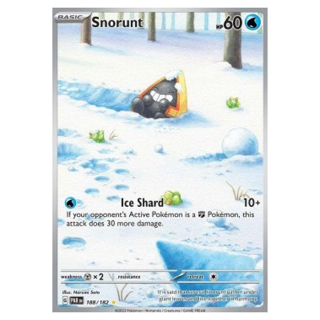 Pokemon TCG - Paradox Rift - Snorunt 188/182 (PAR 188)